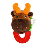 Moose, Lamb, Elephant, and Octopus Combo Teether for Babies -Pack of 4