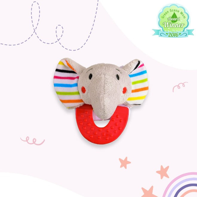 Wristy Buddy Elephant Baby Teether for 4 Months+