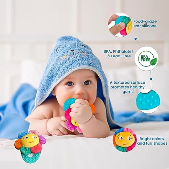 Wristy Buddy Flower Baby Teether for 4 Months+