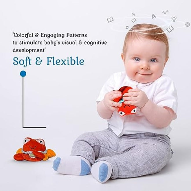 Wristy Buddy Crab Baby Teether for 4 Months+