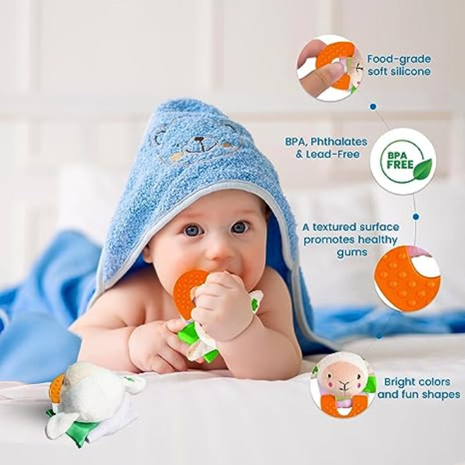 Wristy Buddy Lamb Baby Teether for 4 Months+