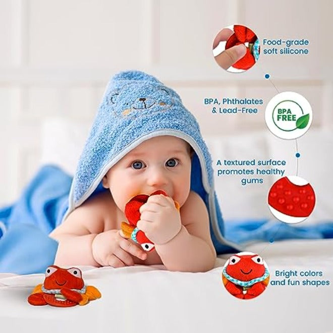 Wristy Buddy Crab Baby Teether for 4 Months+
