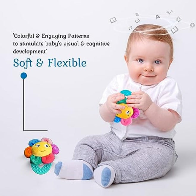 Wristy Buddy Flower Baby Teether for 4 Months+