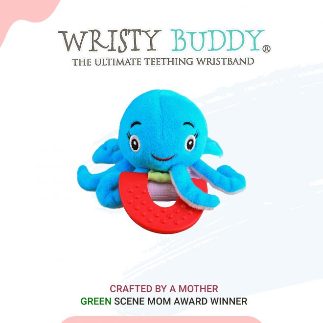 Wristy Buddy Octopus Baby Teether for 4 Months+