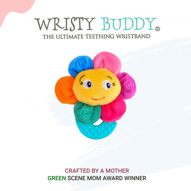 Wristy Buddy Flower Baby Teether for 4 Months+