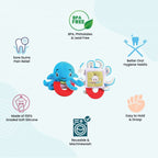 Wristy Buddy Octopus Baby Teether for 4 Months+