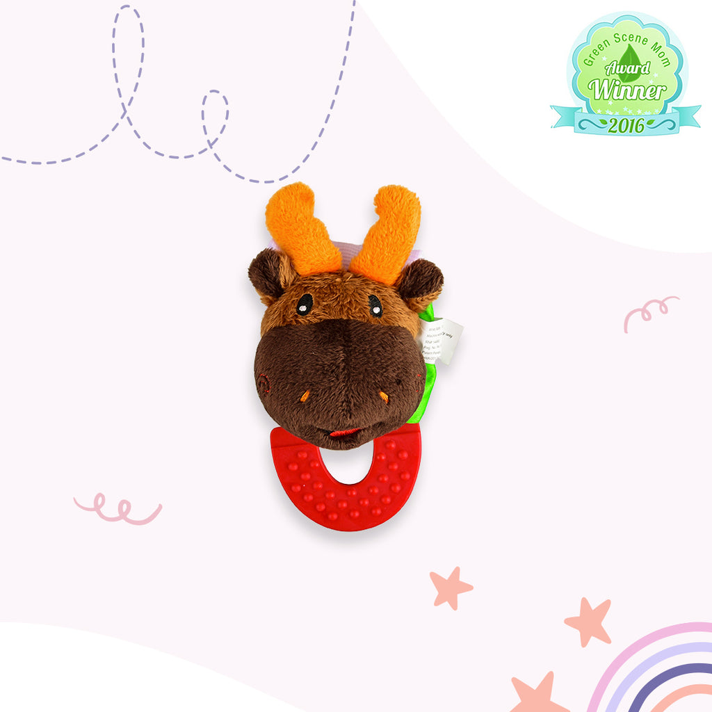 Wristy Buddy Moose Baby Teether for 4 Months+