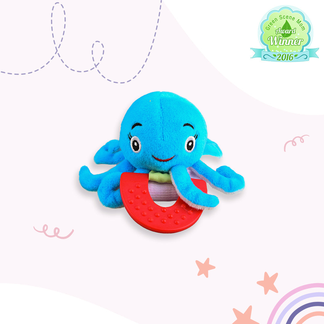 Wristy Buddy Octopus Baby Teether for 4 Months+