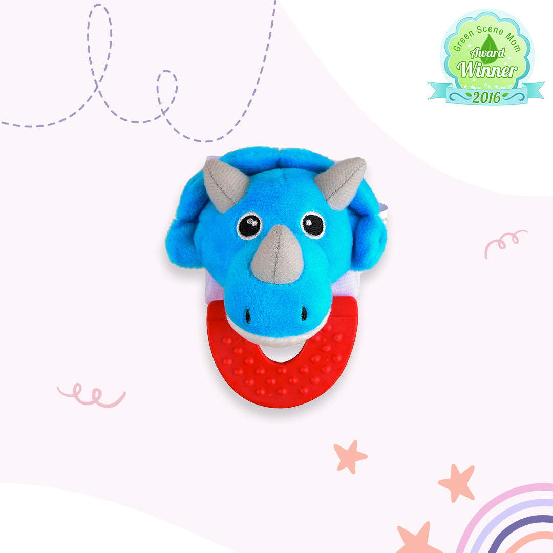Wristy Buddy Dinosaur Baby Teether for 4 Months+