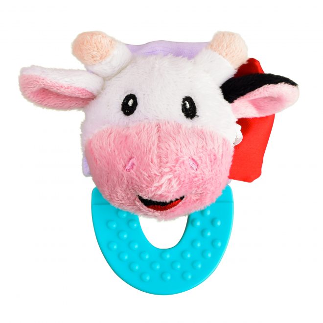 Wristy Buddy Pack of 2 Baby Teethers – Elephant & Cow
