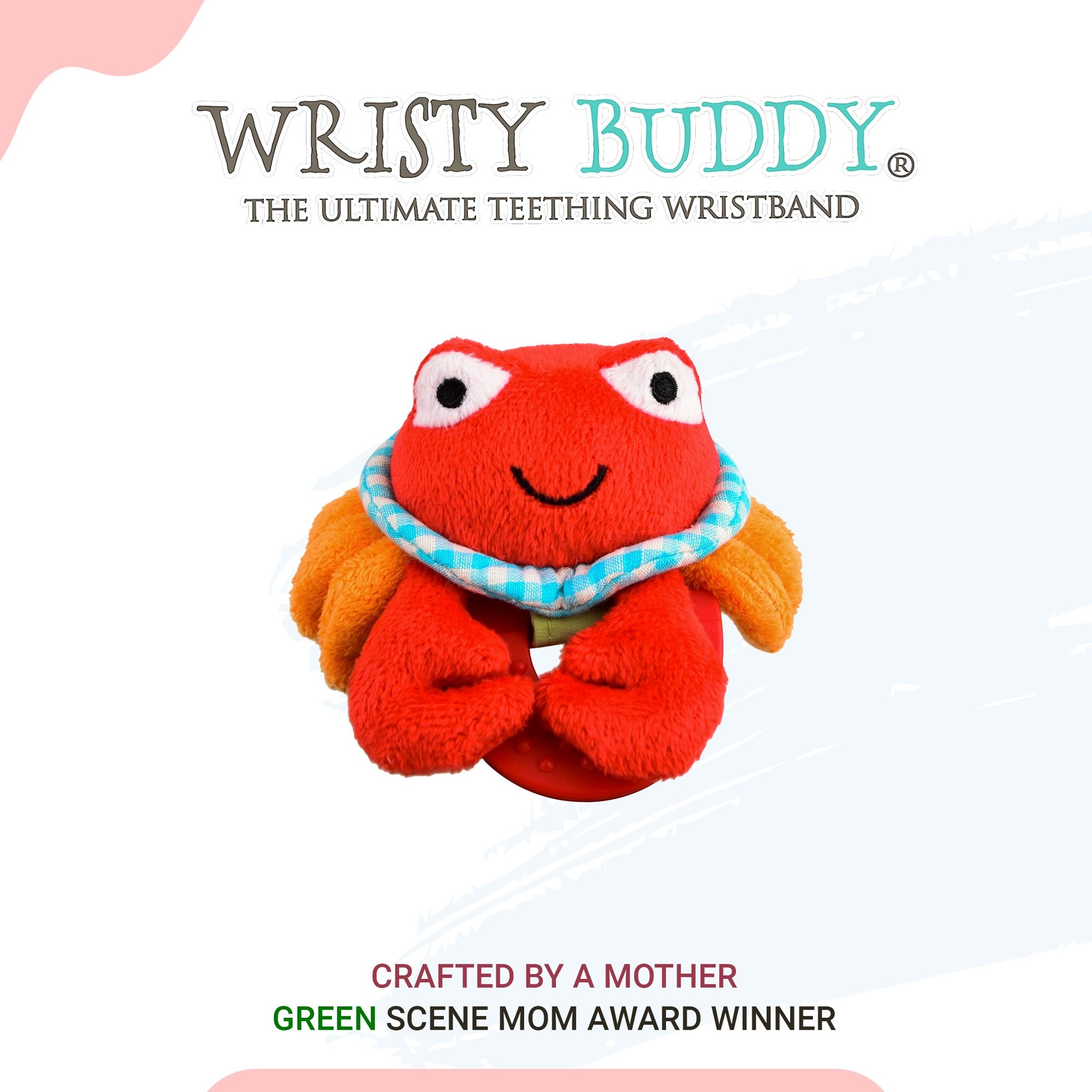 Wristy Buddy Crab Baby Teether for 4 Months+