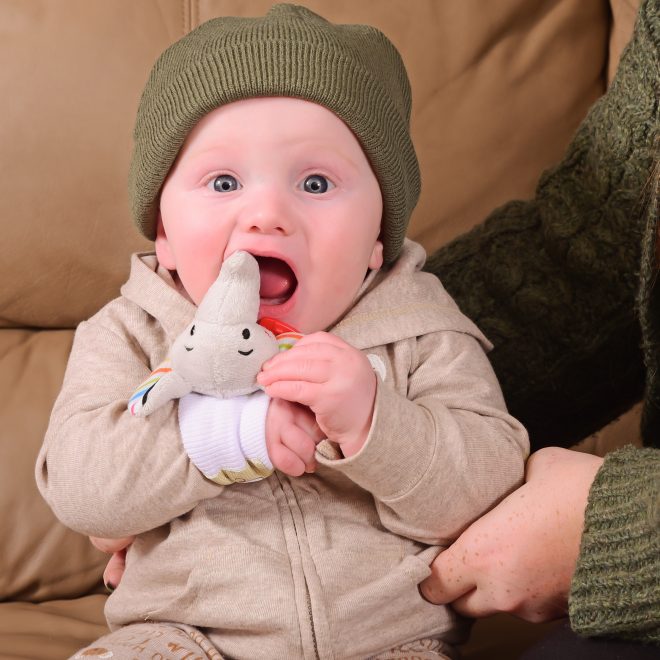 Wristy Buddy Elephant Baby Teether for 4 Months+