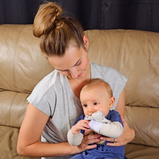 Wristy Buddy Elephant Baby Teether for 4 Months+
