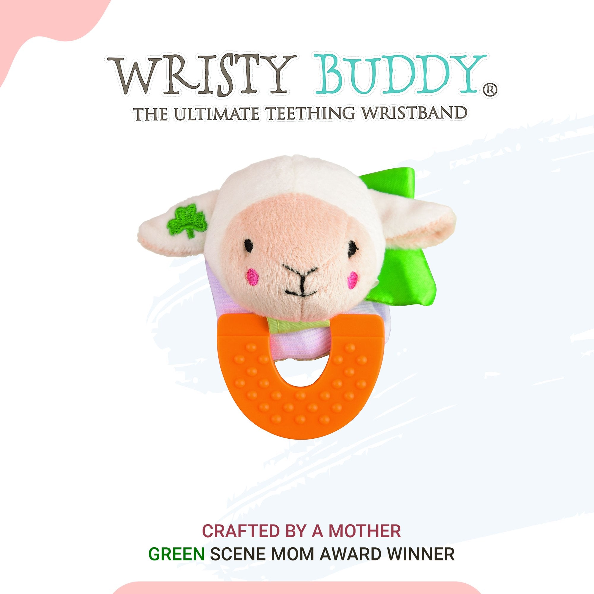 Wristy Buddy Lamb Baby Teether for 4 Months+
