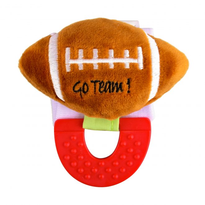 Wristy Buddy Pack of 2 Baby Teethers – Dinosaur & Football