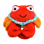 Wristy Buddy Pack of 4, Flower, Crab, Moose, and Lamb Combo Teether for Babies - Pack of 4