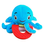 Wristy Buddy Pack of 4 Baby Teethers – Lamb, Elephant, Cow & Octopus